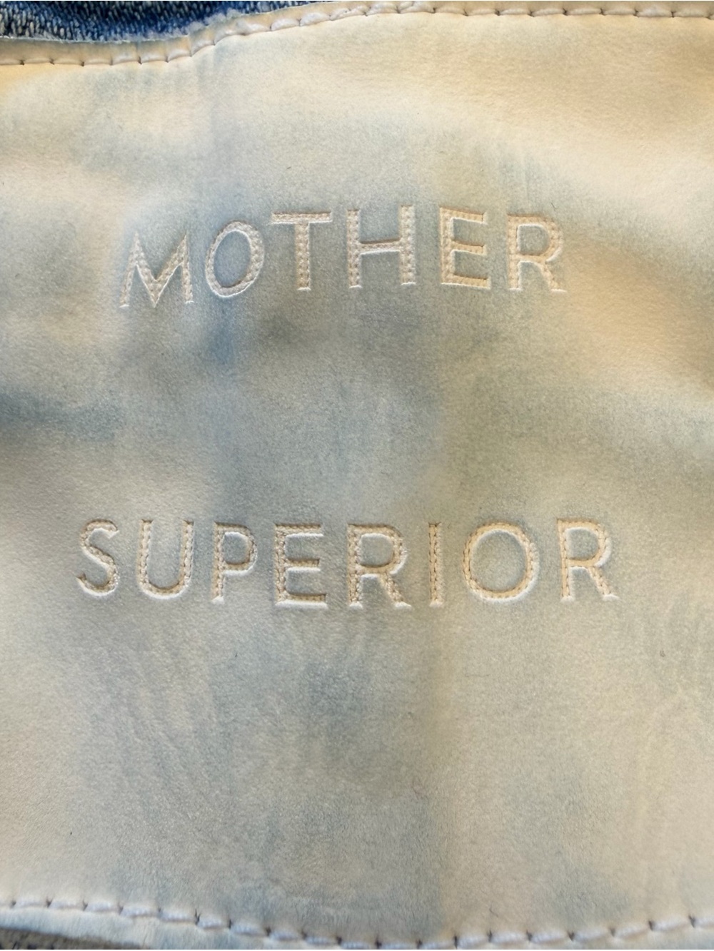 MOTHER Tomcat fit Light Blue Relaxed Button-Fly Jeans - Picture 4 of 8